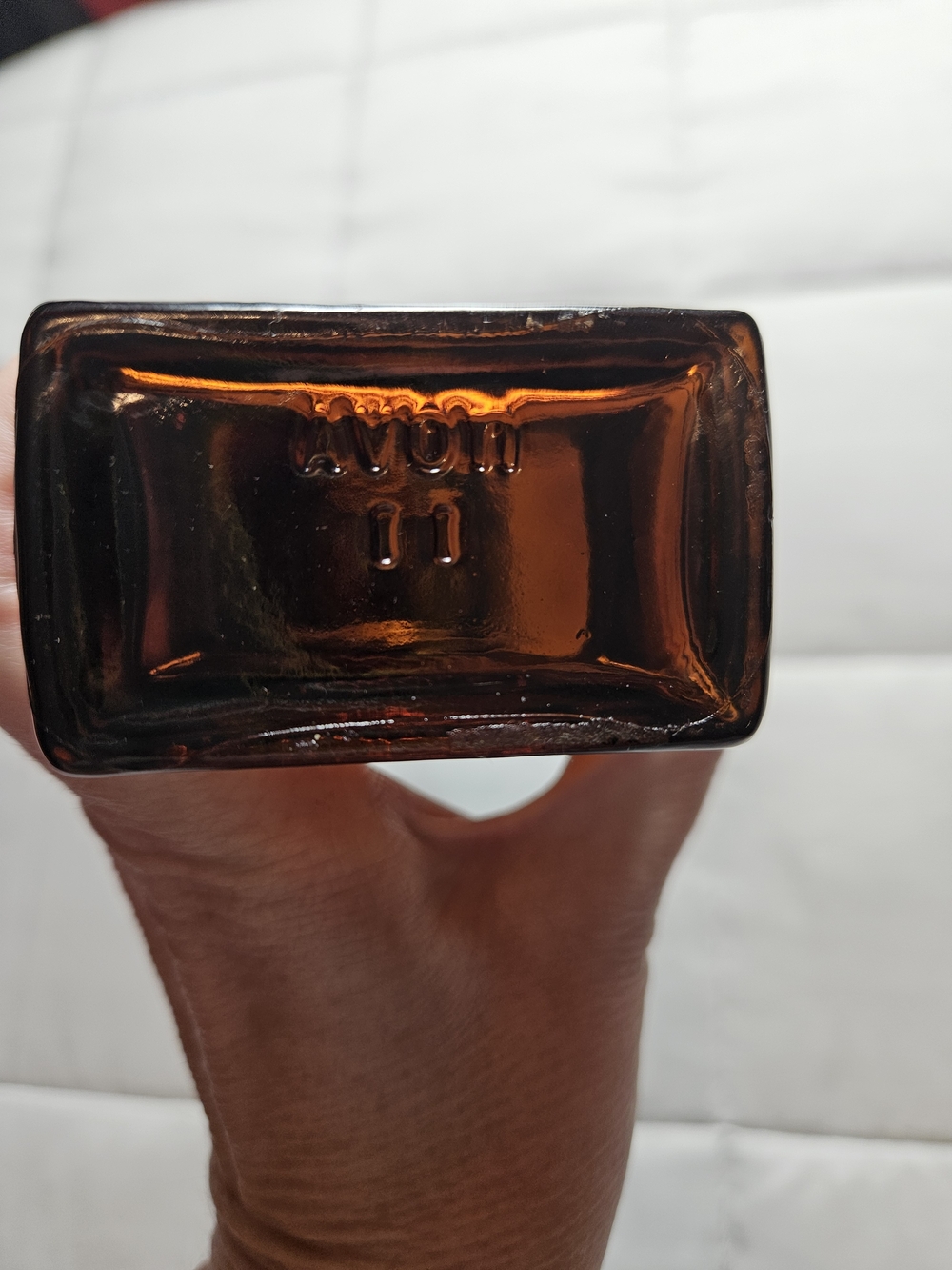 Vintage Avon Brown and Gold Wall Thermometer-Barometer Accent - Picture 3 of 3
